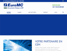 Tablet Screenshot of euromc.fr